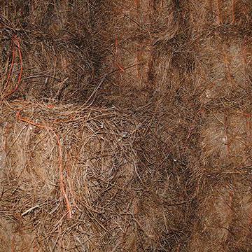 LARGE LONG LEAF PINE STRAW ROLL COVERS 2.5X SQUARE BALES UP TO 150SQFT ...